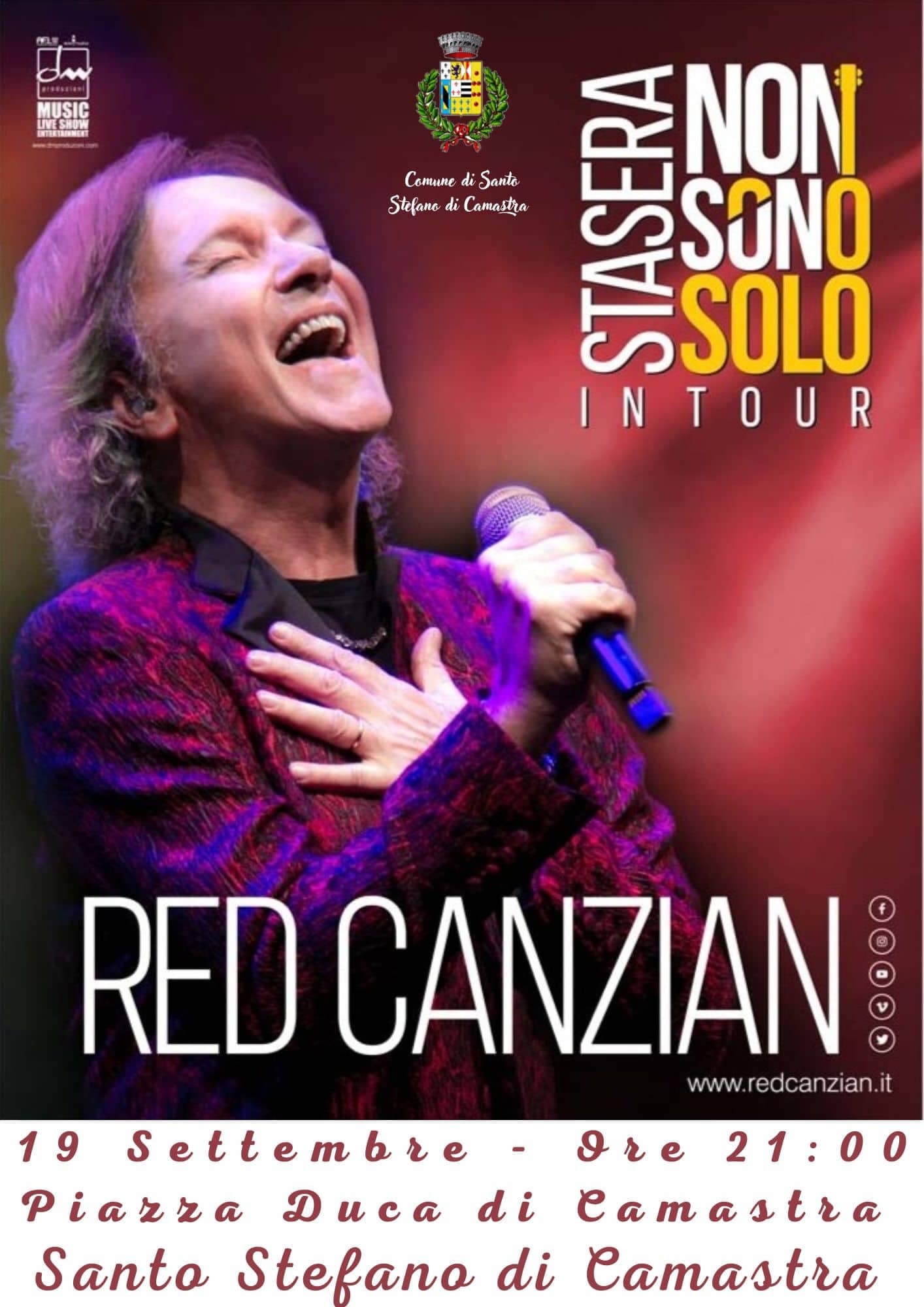 Red Canzian in concerto
